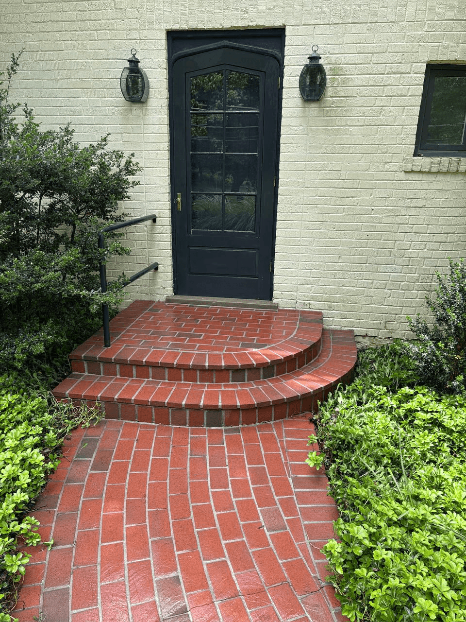 After — Brick Entry Steps — Like New Again