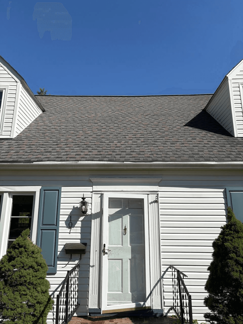 After — Roof Soft Wash — Years of Buildup Gone