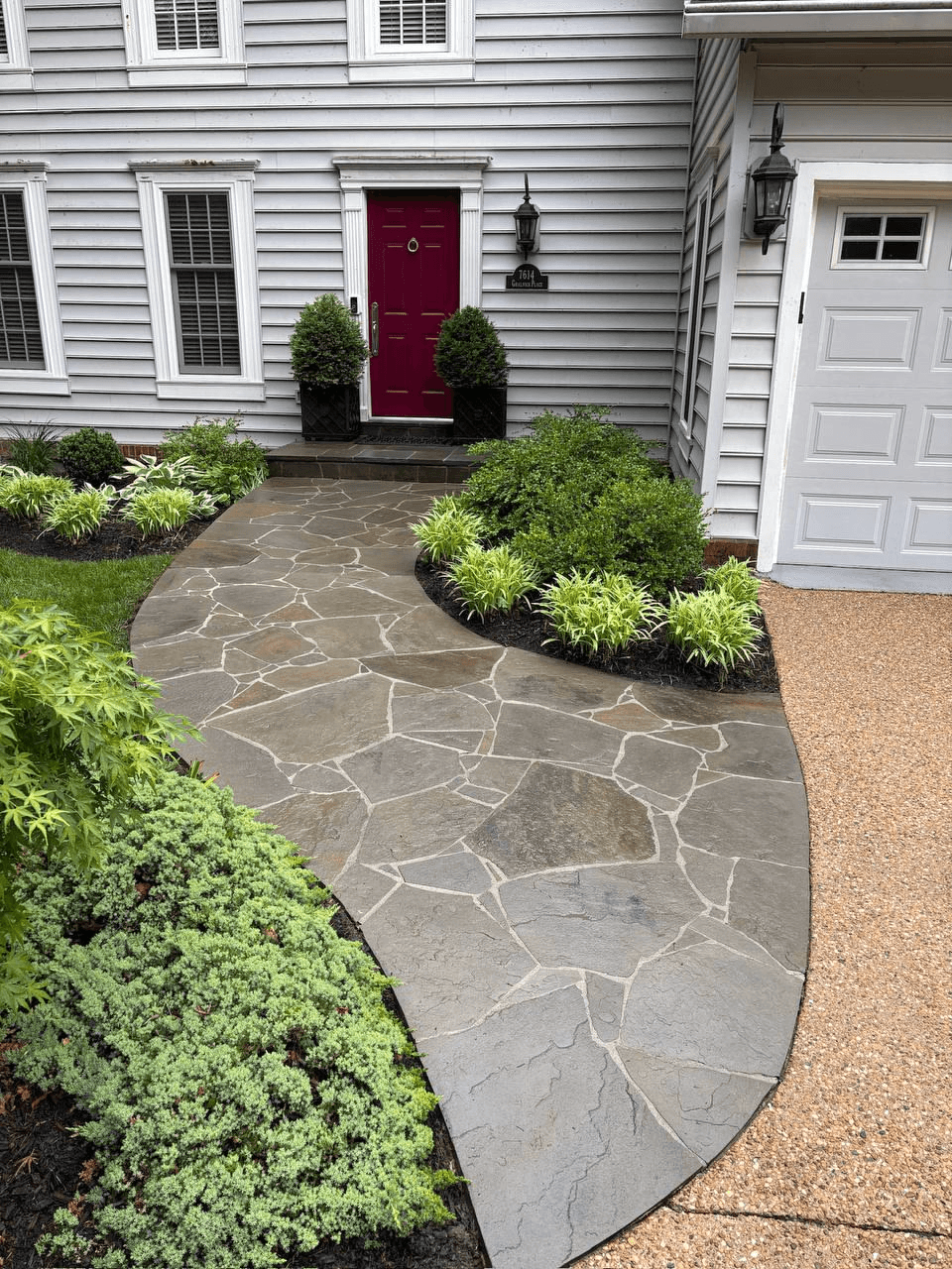After — Flagstone Walkway — Back to Natural Stone